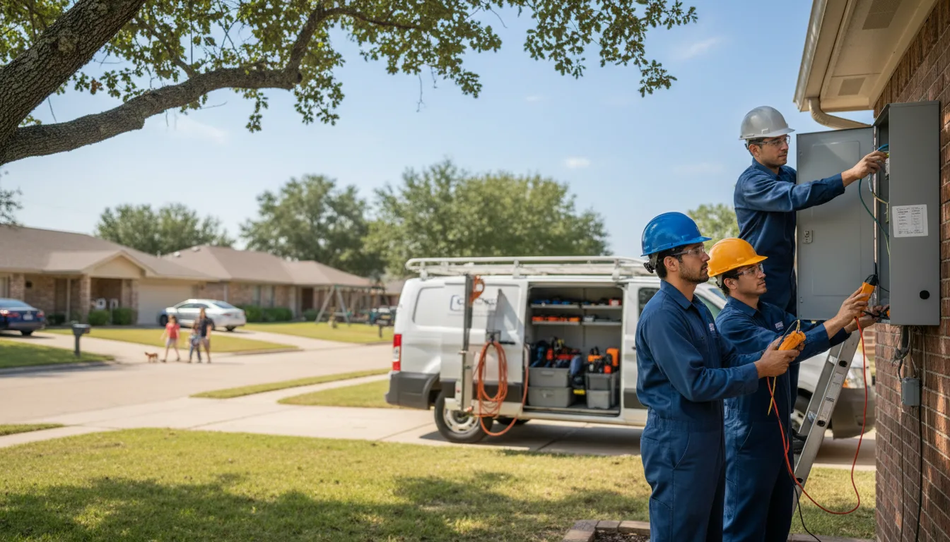 Certified electrician providing emergency electrical services in Canton, OH